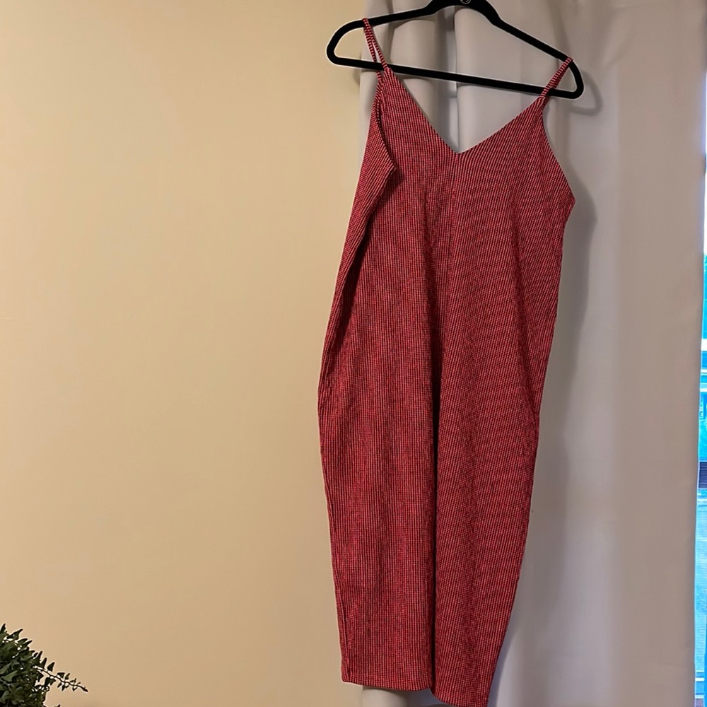 Zara sundress. Hot pink and black size M